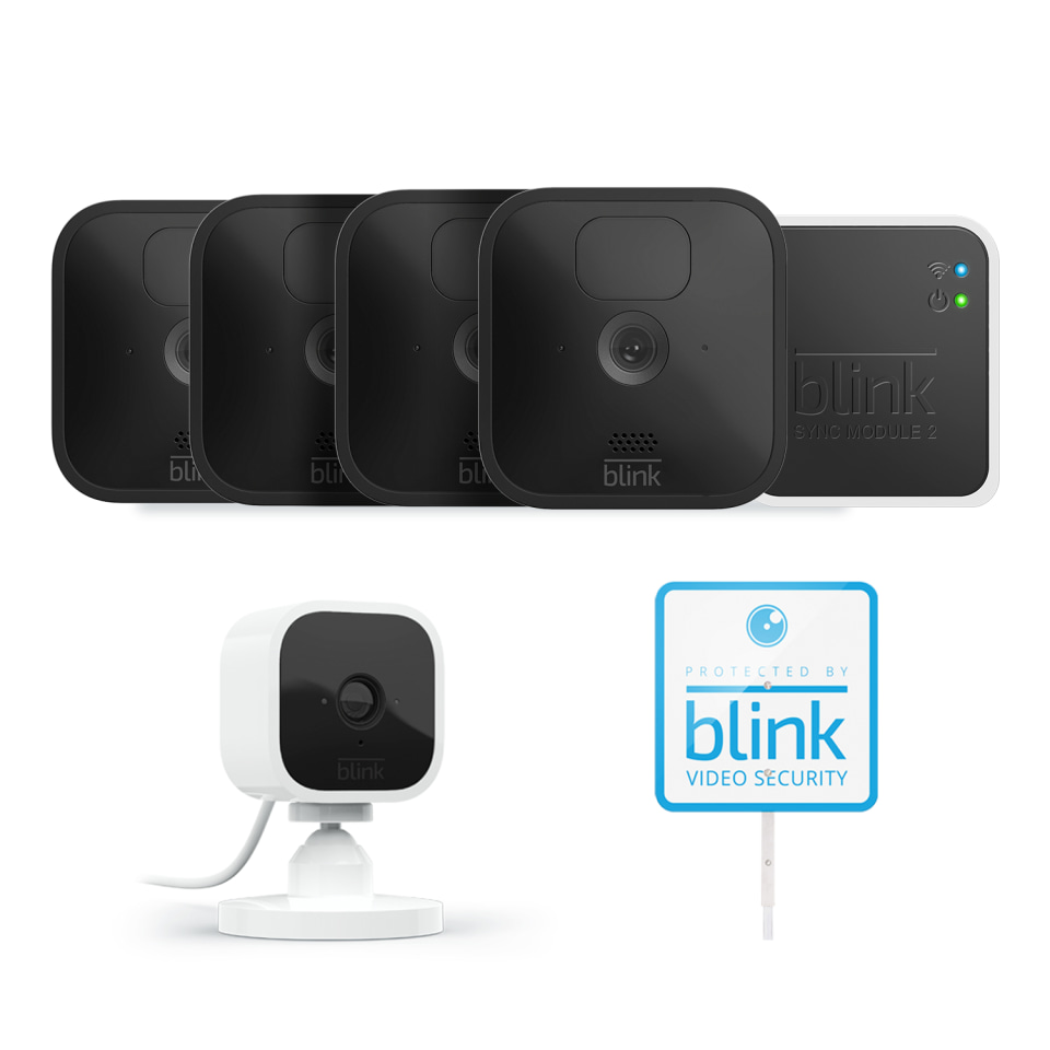 Blink Whole Home Security Camera System with Video Doorbell Floodligh –  Homesmartcamera