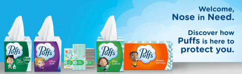 Puffs Plus Lotion Facial Tissue, White, 2-Ply, 116 Sheets/Box, 3 Boxes/Pack  (82086)