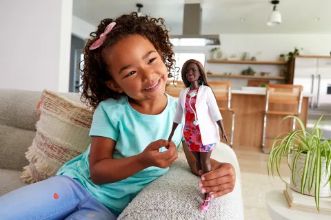 Explore Caretaking with the Barbie&#174; Doctor Doll!