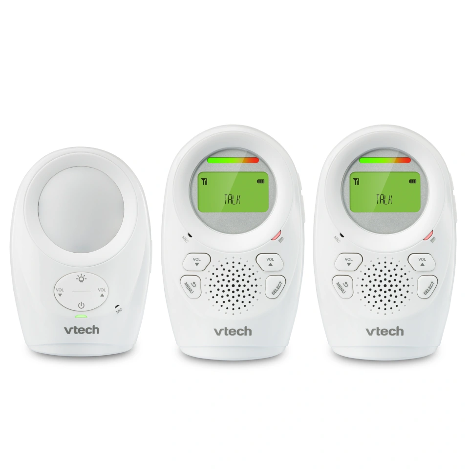 VTech DM1211-2 Enhanced Range Digital Audio Baby Monitor with