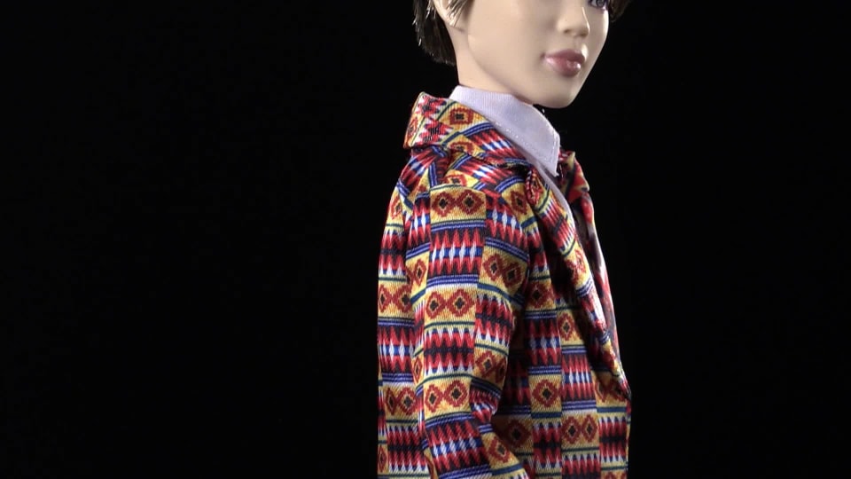 thumbnail video image 2 of BTS Jimin Idol Doll, 2 of 8