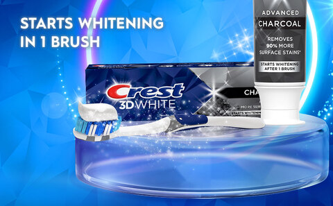Crest 3D White Charcoal Teeth Whitening Toothpaste (Pack of 2), 2 packs -  Gerbes Super Markets