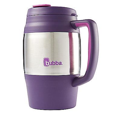 Bubba Keg Silver & Black Travel Mug 34oz Thermos To Go w/ Bottle Opener +  Lid