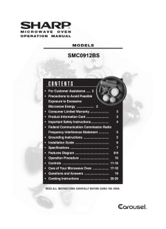 View SMC0912BS Operation Manual PDF