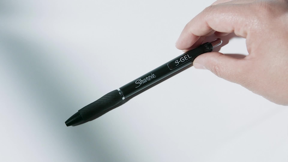 Sharpie SGel Gel Pens, Medium Point (0.7mm), Black, 8 Count