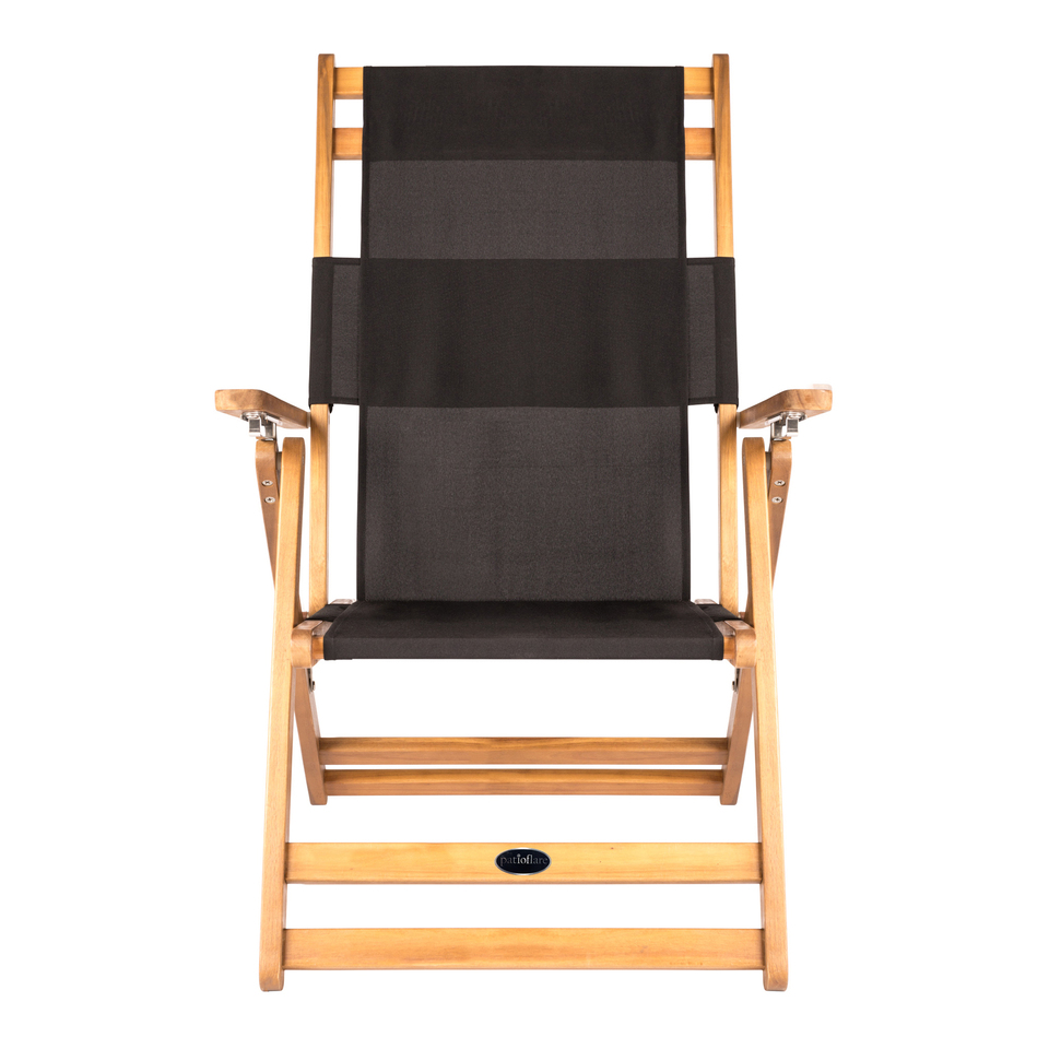 Front view of patio chair