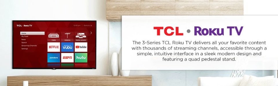 Tcl 32s327 32 Inch Full Hd Roku Smart Tv Electronic Express