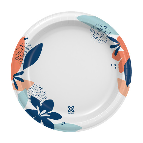 Dixie 8.5-Inch Everyday Printed Paper Plates, 90 ct / 8.5 in - Baker's
