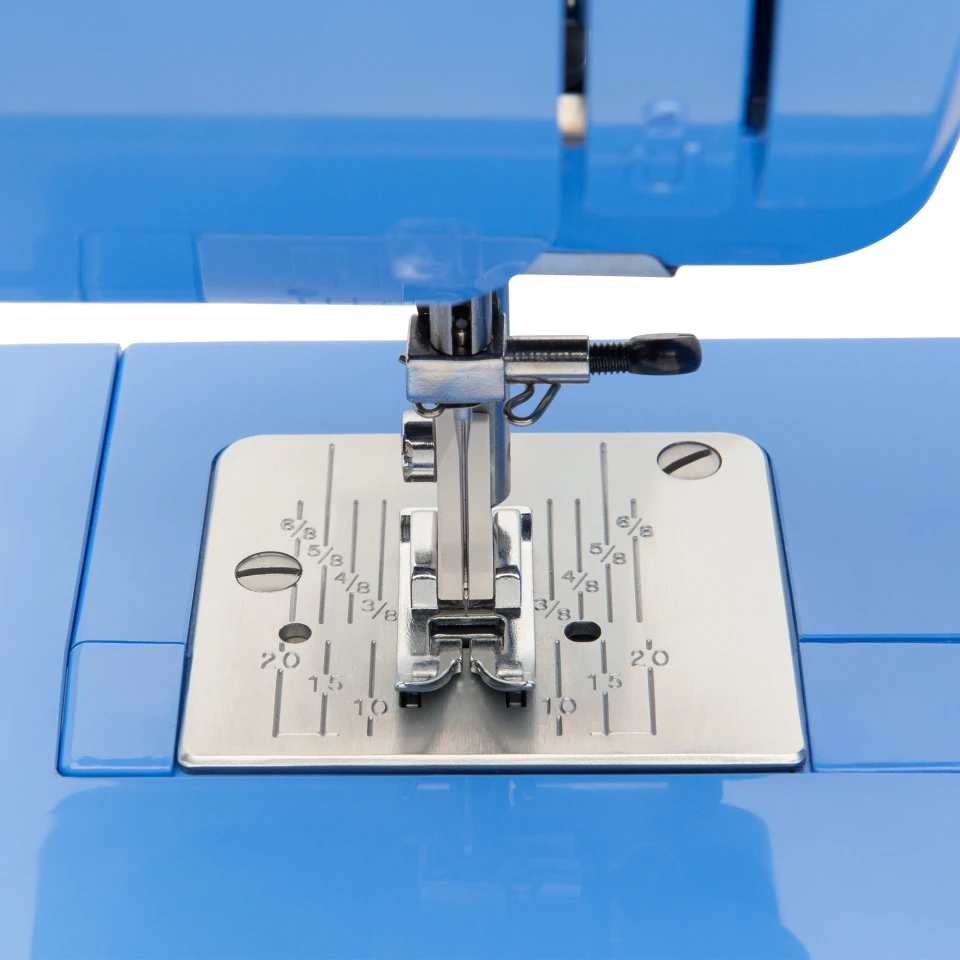 Janome Blue Couture Easy-to-Use Sewing Machine with Buttonhole