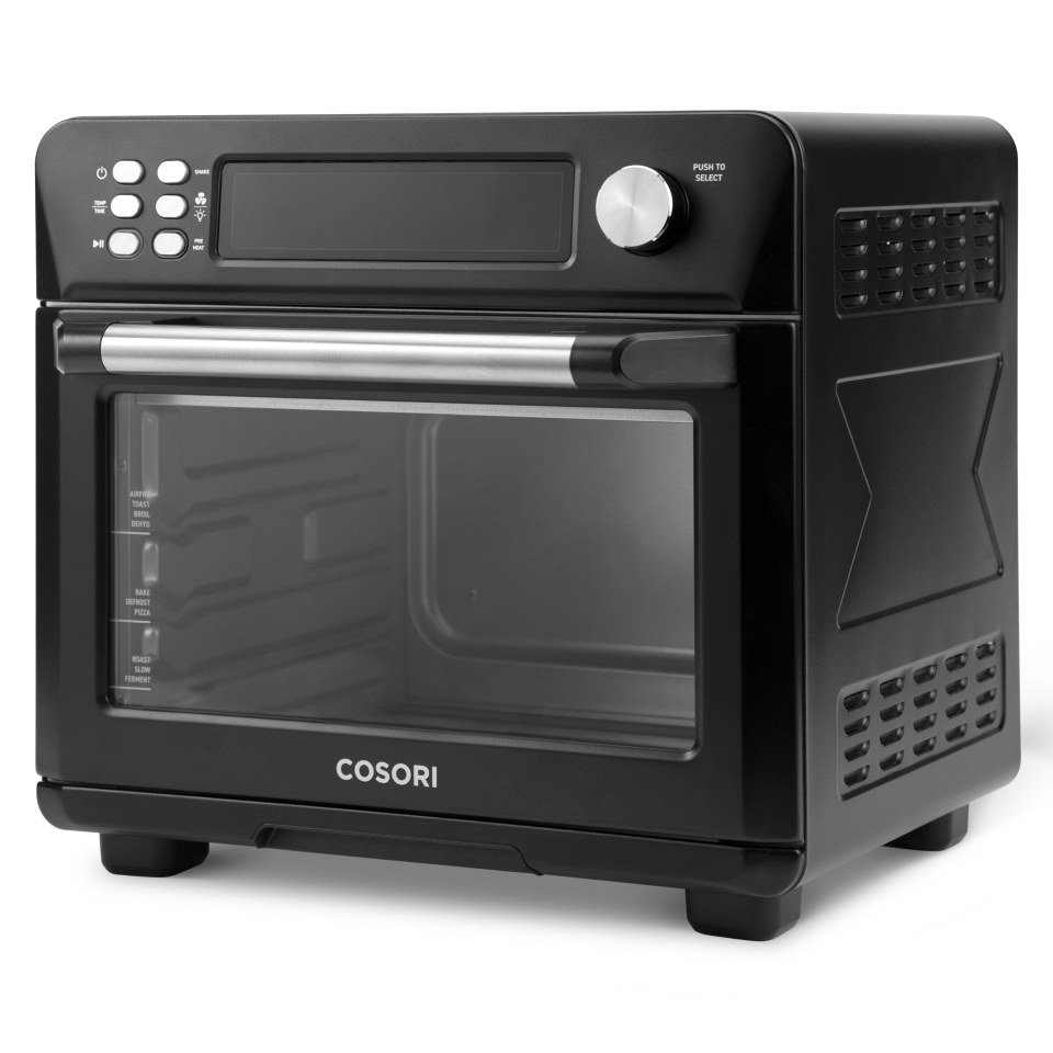  COSORI 13-in-1 26-Quart Ceramic Air Fryer Toaster Oven Combo,  Flat-Sealed Heating Elements for Easy Cleanup, Innovative Burner Function,  7 Included Accessories & Recipes, CCO-R251-SUS: Industrial & Scientific