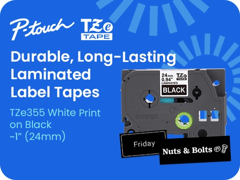 TZE355 | LabelMakersPrinters | By Brother