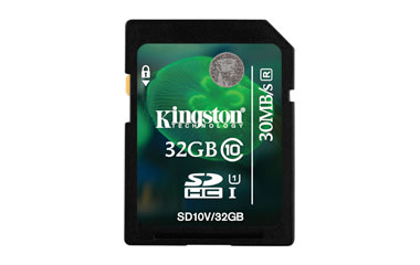 Kingston Technology SD10V/32GB SDHC 32 GB Class 10 Secure Digital High-Capacity 