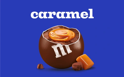 M&M'S Caramel Milk Chocolate Candy, Sharing Size, 9.05 oz Bag | Hy