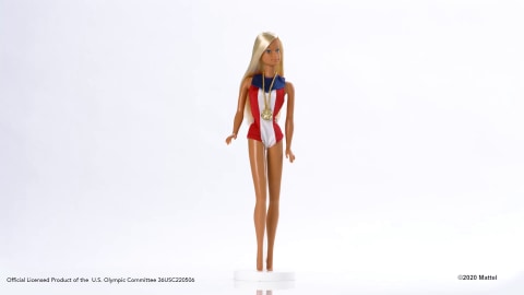 brand name Counsel Compressed Barbie Gold Medal Barbie Doll | Mattel