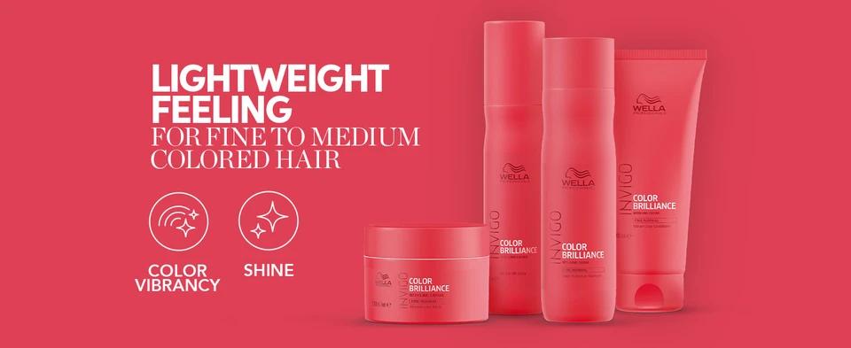 Wella Color Brilliance has a lightweight feel and has products for fine to coarse hair