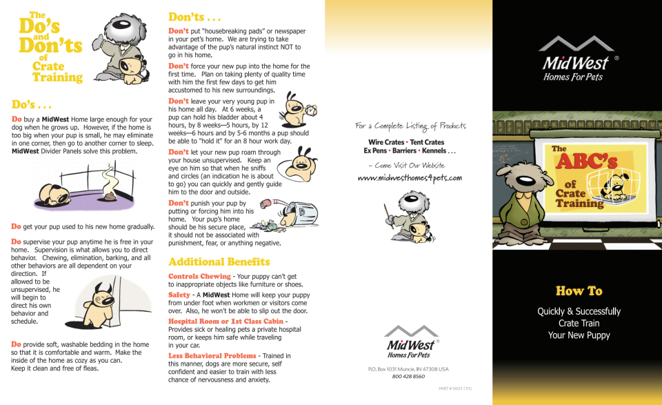 MidWest 48" Ovation Single Door Crate