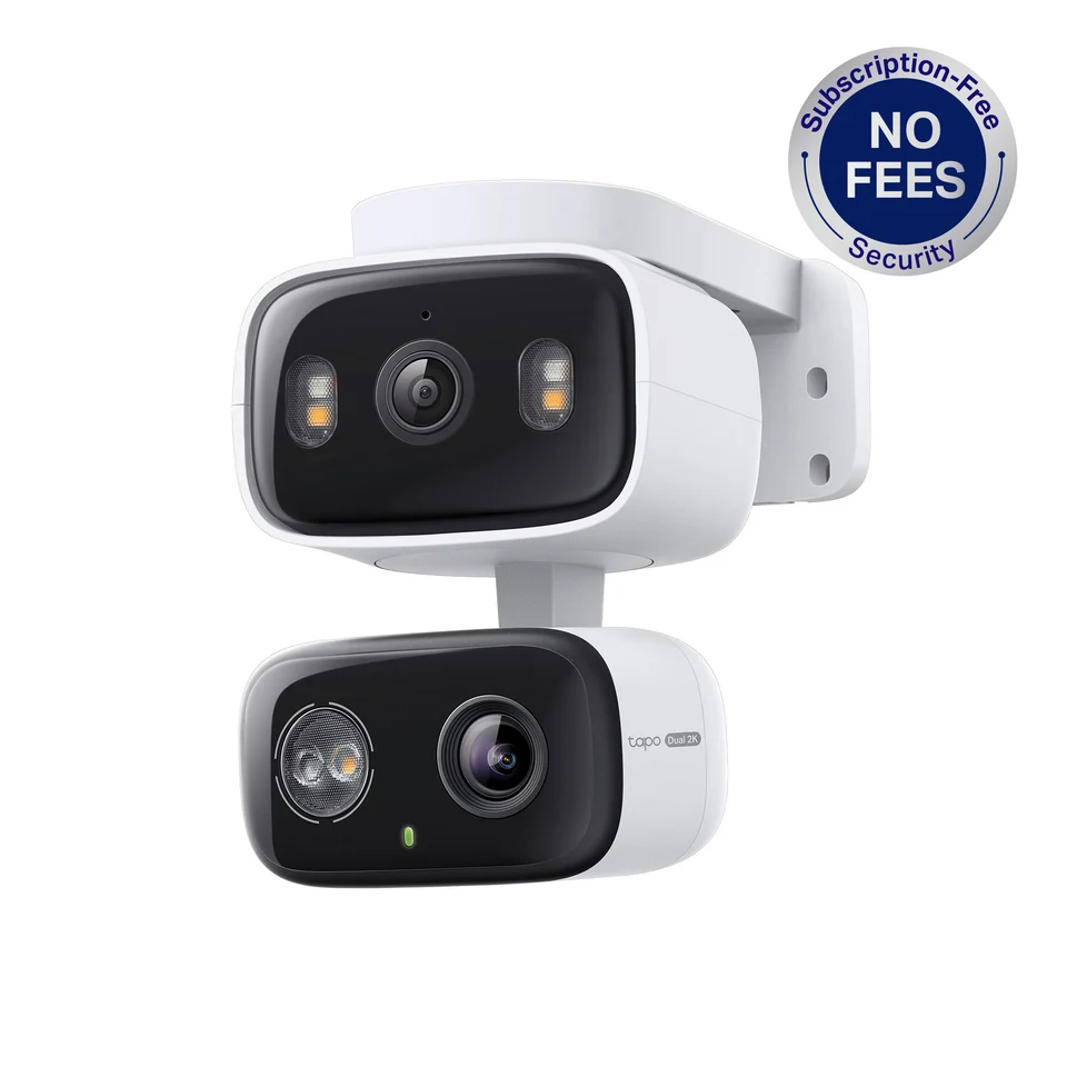 TP Link Tapo Wired Dual Camera Security, Pan Tilt, 360° Viewing