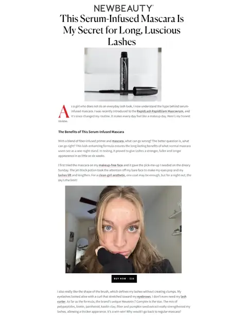 RapidGlam In The Press