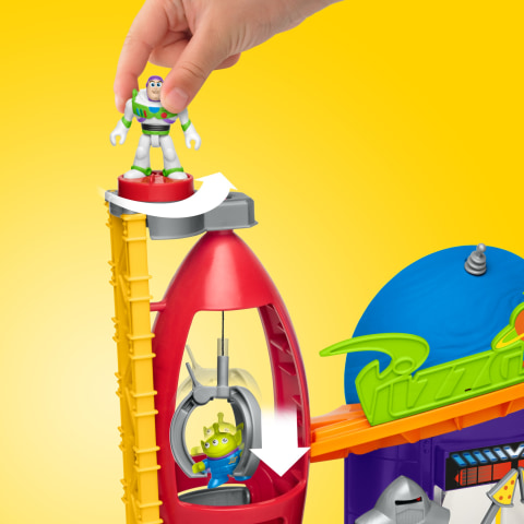 imaginext toy story legacy pizza planet playset