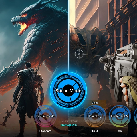 lizard monster game with controls on screen