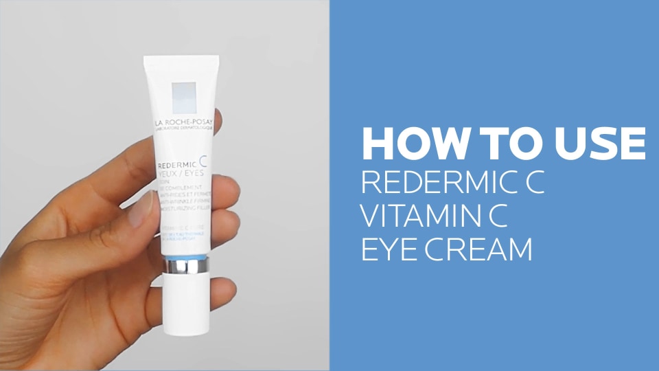 thumbnail video image 2 of La Roche-Posay Pure Vitamin C Eyes Cream with Hyaluronic Acid, 0.5 fl oz, 2 of 8