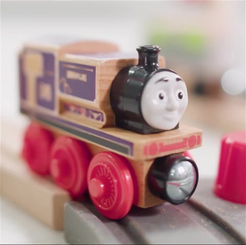 thumbnail video image 2 of Thomas & Friends Wood, Lift & Load Cargo Set, 2 of 10