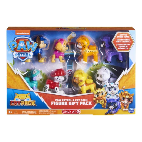 Paw Patrol Action Pups & Cat Pack Figure Gift Set with Skye