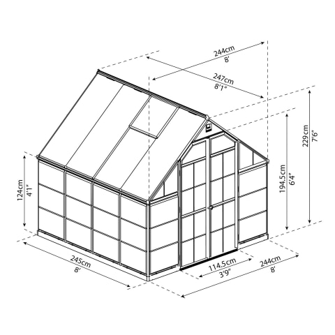 Balance 8 ft. x 8 ft. Specifications