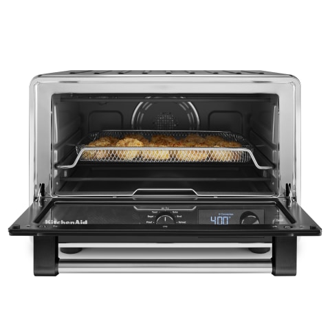 KitchenAid Digital Countertop Air Fry Oven Black Matte New Open Distressed  Box 883049593203