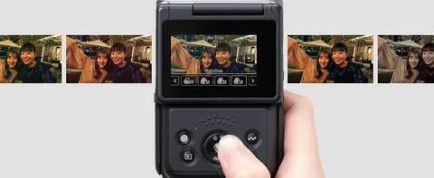 Canon PowerShot V10 Vlog Camera for Content Creators in Silver