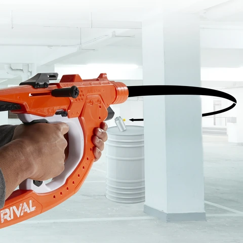 Nerf Rival Curve Shot Sideswipe XXI 1200 Ball Dart Blaster