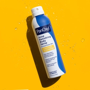 A can of PanOxyl Acne Banishing Body Spray
