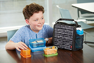 Rubbermaid LunchBlox 7-Piece Modular Entree Food Containers with Blue Ice  Snap-Ins 