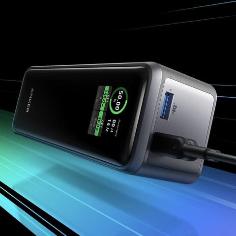 Anker Prime 27,650mAh USB-C Power Bank, 3-Port 250W, MacBook