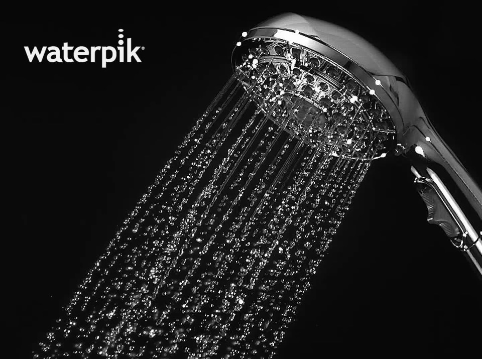 Waterpik 7Mode PowerPulse Massage Hand Held Shower Head, Chrome, VOT