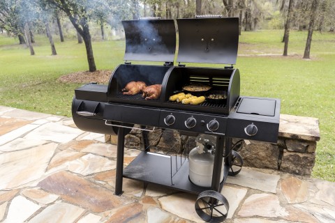 Oklahoma Joe's Longhorn Charcoal/Gas Smoker