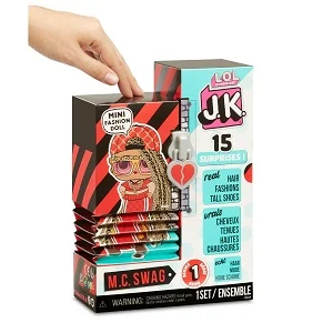 NEW LOL Surprise JK M.C. Swag Mini Fashion Doll With 15 Surprises