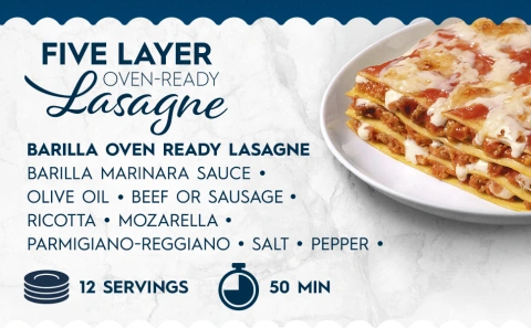 Barilla® Oven-Ready Lasagne Pasta, Box Meijer