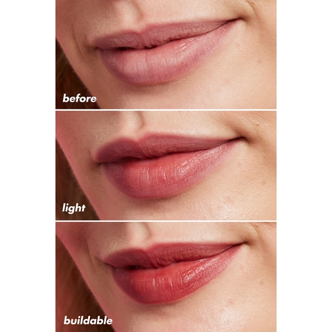 Sheer for It Blush + Tint on lips model image