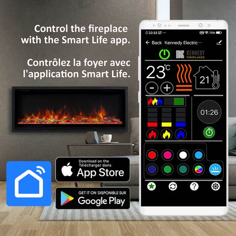 Control with Smart Life app or included remote control