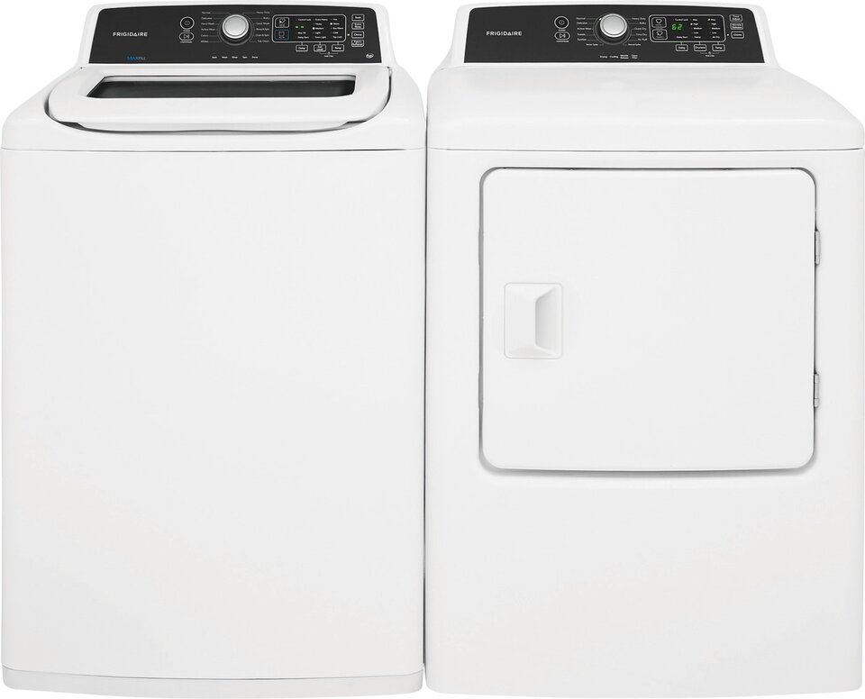 Frigidaire High Efficiency Stackable Front-Load Washer (White) in the Front-Load  Washers department at