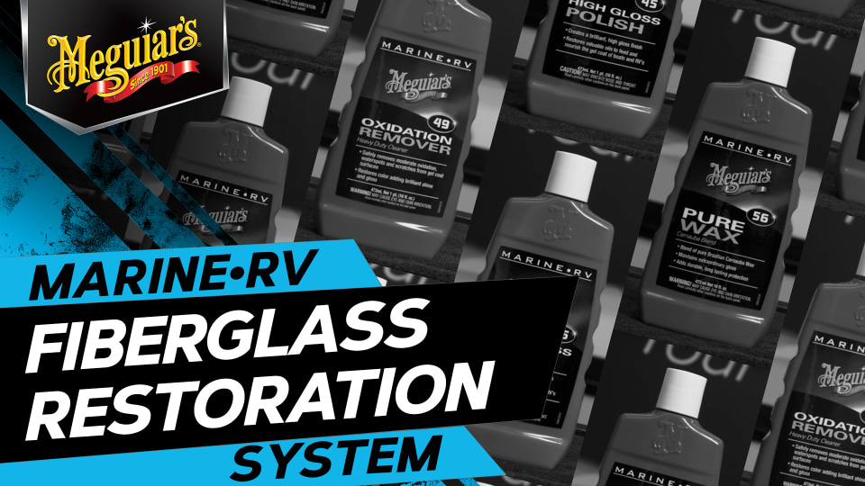 Meguiar's Marine/RV Fiberglass Restoration System, OffWhite Boat