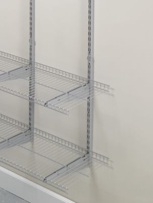 Rubbermaid Fast Track Garage Steel Multipurpose Shelf (Holds up to 50 lbs),  Garage Organization