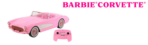 Barbie The Movie Hot Wheels' RC Corvette Remote Control Car 2023 Brand New