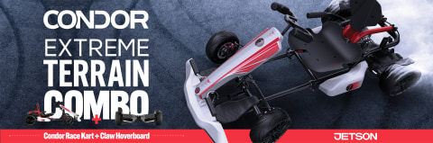 Jetson Remix Light-Up Hoverboard and Go-Kart Combo - Sam's Club