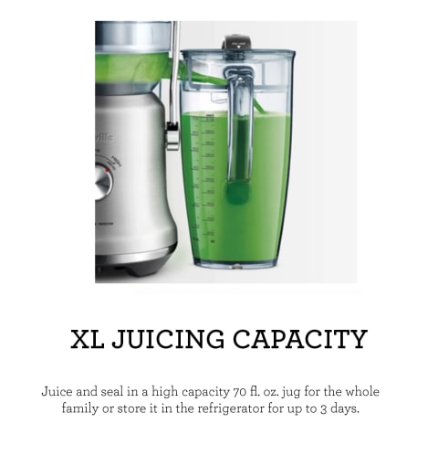 the Juice Fountain™ Cold Plus Juicer- Stainless Steel Breville