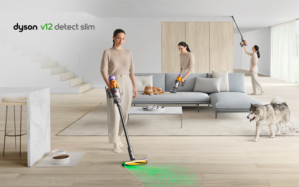 Dyson V12 Detect Slim Cordless Vacuum Cleaner | Nickel | New 