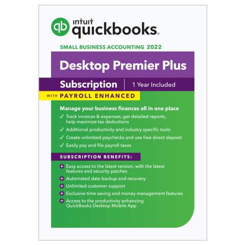 quickbooks pro with enhanced payroll 2016 yearly subscription