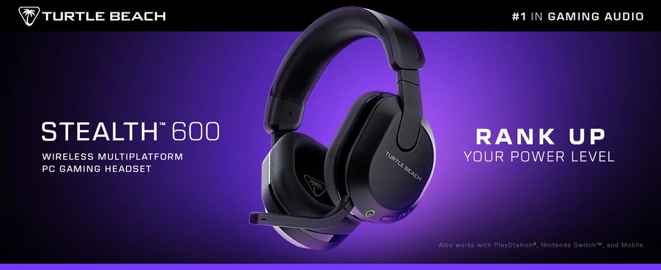 Turtle Beach Stealth 600 Gen 3 Wireless Gaming Headset for