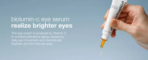 Dermalogica Biolumin-C eye serum with dropper, vitamin C formula for brighter eye area